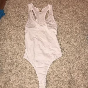 White Fashion Nova bodysuit